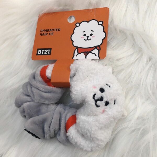 【公式】新品未使用★BT21 RJ シュシュ★