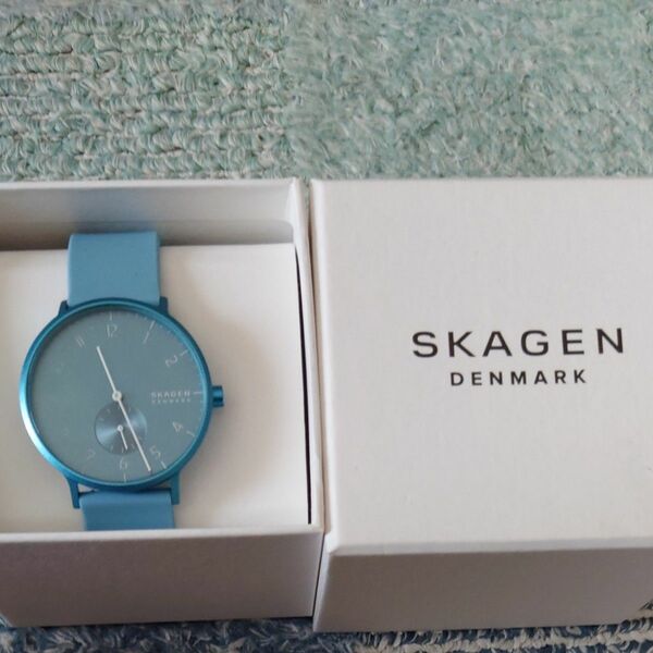 SKAGEN AAREN スカーゲン 腕時計 ライトスカイブルー