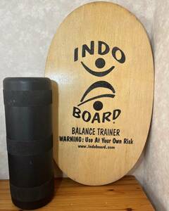 INDO BOATD natural インドボード 最終値下げ バランス ボード 体幹 トレーニング サーフィン ヨガ エクササイズ 0411-03