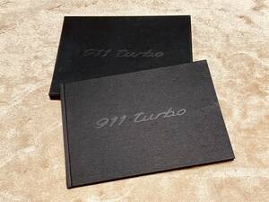 ***[ beautiful goods ] Porsche 991 type 911 Turbo turbo ** cloth pasting hard cover specification thickness . catalog 2013 year 8 month issue ***