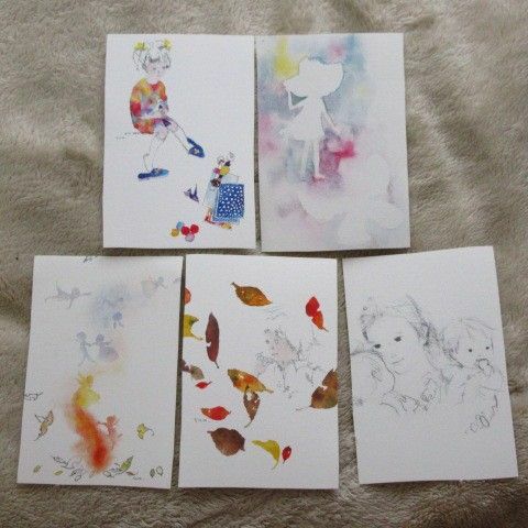 いわさきちひろ 絵はがき5枚セット