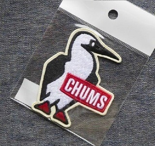 チャムス ワッペン CHUMS Booby Wappen M CH62-1626 アイロン接着 新品 