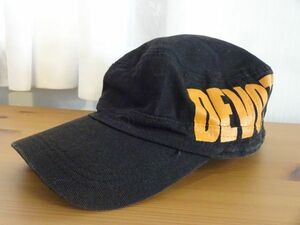 A ナカシマ B メンズ　ワークキャップ 黒色帽子　スタイル帽子　サイズ〜５８cm　DEVOTE　キャップ　帽子