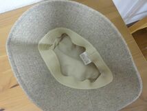 ：全日本帽子協会：レディース　灰色帽子　タグ付　バケットハット サイズ５６cm　スタイル帽子　キャップ　帽子_画像8