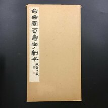 『兪曲園百寿字刻本』　宇野雪村解説　玄美名品選　第四期第ニ輯　昭和56　初版　　作品集　書_画像1