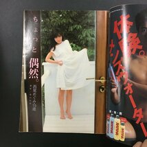 『GORO ゴロー 15 1986 昭和61年』 通巻292　ポスター欠　河合その子　西尾めぐみ　桂木文　石川秀美　桑江知子　城之内早苗_画像4