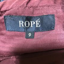 ROPE ロペ　ワインレッド　ドレス　キャミ　ワンピース　サイズ9_画像9