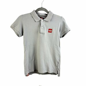 A719*LEGO Lego * polo-shirt with short sleeves short sleeves cut and sewn Logo *S size gray 