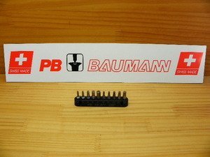 絶版品 PBボーマン 1/4 ヘックス トルクス ビットセット C6-977 *スイス製