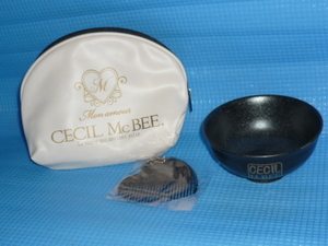 b* не использовался * не продается *CECIL McBEE( Cecil McBee ) чашка . прекрасный человек сумка & Heart гребень комплект 