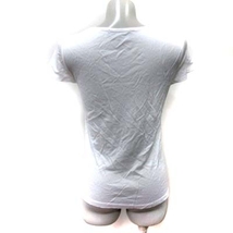 アンタイトル UNTITLED Tシャツ カットソー シャーリング 半袖 4 白 ホワイト /YI レディース_画像5
