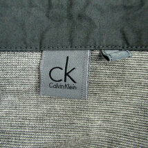 シーケーカルバンクライン ck Calvin Klein カジュアルシャツ 半袖 スキッパーカラー L グレー /SM46 メンズ_画像5