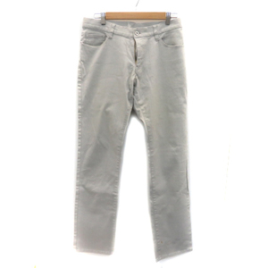  M ke- Michel Klein Homme MK MICHEL KLEIN HOMME strut pants ankle height plain 48 light gray /YK14 men's 