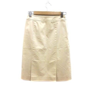  Natural Beauty Basic NATURAL BEAUTY BASIC tight skirt knee height 34 light beige /YK lady's 