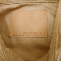 オーディナリーフィッツ ORDINARY FIT コーデュロイ ジャケット 40 ベージュ 230404E メンズ レディース_画像3