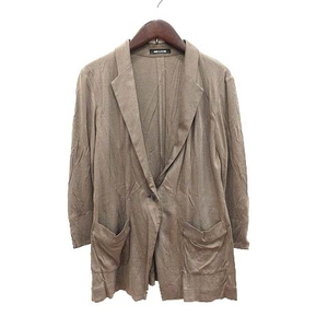  Comme Ca Du Mode COMME CA DU MODE tailored jacket single 7 minute sleeve cut and sewn 9 green khaki /CT lady's 