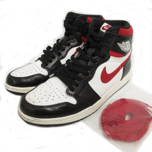 ナイキ NIKE AIR JORDAN 1 RETRO HIGH OG エアジョーダン1 レトロ ハイ 555088-061 スニーカー ハイカット 黒 白 赤 28