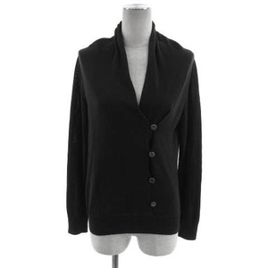 アンタイトル UNTITLED ニット セーター カーディガン風 長袖 シルク55％ ブラック 黒 M レディース