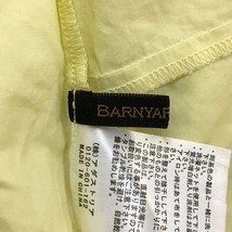 バンヤードストーム BARNYARDSTORM カットソー ブラウス プルオーバー ボートネック 無地 リボン 半袖 F 黄 イエロー レディース_画像5