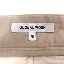 グローバルワーク GLOBAL WORK テーパードパンツ M ベージュ /YK ■MO メンズ_画像5