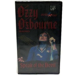  не использовался товар нераспечатанный VHS видеолента oji- oz bo-nOZZY OZBOURNE Spee kob The De Ville демон. .. блокировка he vi metal VPVR-67669