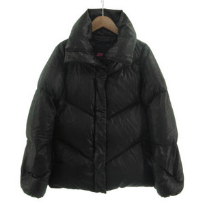  Ray Beams Ray Beams down jacket stand-up collar Zip up down 80% black black lady's 