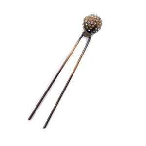 akaacca ornamental hairpin hair accessory mirror ball rhinestone Blond /MF #OS lady's 