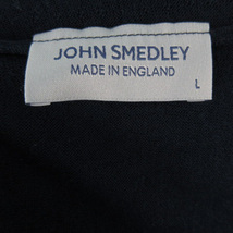 ジョンスメドレー JOHN SMEDLEY セーター ニット 薄手 タールネック 深緑 グリーン L （株）リーミルズエージェンシー メンズ_画像5