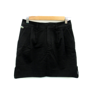 Lacoste Lacoste Treque Skirt Mini Longo Logo Wappen 38 Black Black /Sy8 Ladies