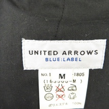 ユナイテッドアローズ ブルーレーベル UNITED ARROWS BLUE LABEL テーパードパンツ スラックス ロング丈 無地 M 紺 ネイビー レディース_画像4