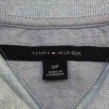 トミーヒルフィガー TOMMY HILFIGER ポロシャツ ポロカラー 無地 刺繍 半袖 S/P 水色 ライトブルー レディース_画像5