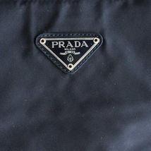プラダ PRADA ナイロン トートバッグ ハンドバッグ ロゴ 紺 ネイビー /SR6 ■OH レディース_画像5