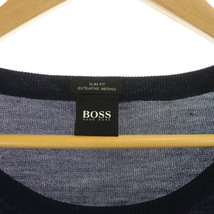 ヒューゴボス HUGO BOSS KNIT LENO-P NOS SLIM FIT ニット セーター 長袖 ウール EXTRAFINE MERINO 大きいサイズ XXXL 紺 ネイビー_画像3