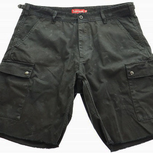 シュプリーム SUPREME MFG Overdyed Camo Cargo Short オーバーダイ カモ カーゴ ショート パンツ ブラック 34【ブランド古着ベクトル】230の画像1