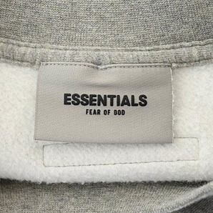 エフオージー エッセンシャルズ フィアオブゴッド FOG ESSENTIALS FEAR OF GOD 22AW Logo Flocked Sweatshirt スウェット トレーナー M グの画像4