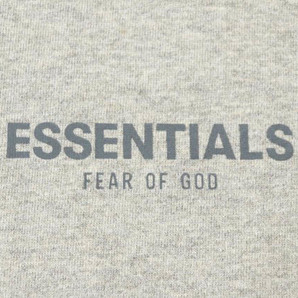 エフオージー エッセンシャルズ フィアオブゴッド FOG ESSENTIALS FEAR OF GOD 22AW Logo Flocked Sweatshirt スウェット トレーナー M グの画像8