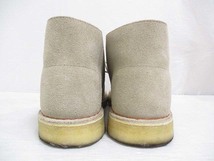 クラークス clarks ORIGINALS 美品 スエード デザート チャッカ ブーツ UK8.5 26.5cm ベージュ DESERT BOOTS 靴 シューズ レースアップ_画像6