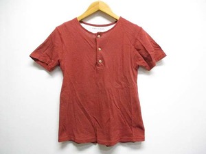 ビーミングバイビームス B:MING LIFE STORE by BEAMS 子供服 半袖 Tシャツ カットソー 120 茶 ブラウン ヘンリーネック キッズ