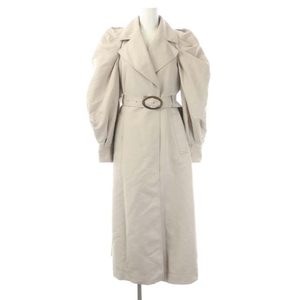  Snidel snidel 22SS design trench coat spring coat long total lining belt attaching 0 gray ju/CM #OS lady's 