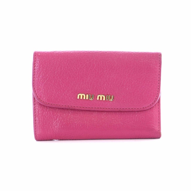 ヤフオク! -「miumiu 三つ折り財布」(ミュウミュウ)の中古品・新品 ...