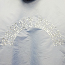 トミー TOMMY JEANS グラフィック サテン ボンバージャケット ブルゾン DM0DM15386 ロゴ刺繍 サックスブルー XL 0417 メンズ_画像6