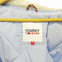 トミー TOMMY JEANS グラフィック サテン ボンバージャケット ブルゾン DM0DM15386 ロゴ刺繍 サックスブルー XL 0417 メンズ_画像9