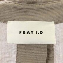 フレイアイディー FRAY I.D ヴィスコースツイルコート ロング 薄手 チェスター 0 グレージュ /DO ■OS レディース_画像3