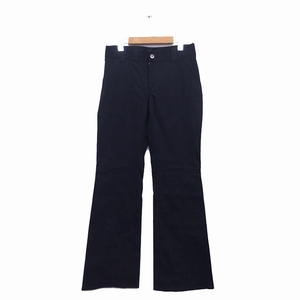  Untitled UNTITLED pants flare pants cotton simple 2 black black /KT28 lady's 