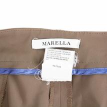 マレーラ MARELLA テーパードパンツ スラックス ジップフライ 6 L 茶 ブラウン /XY16 ■MA レディース_画像8