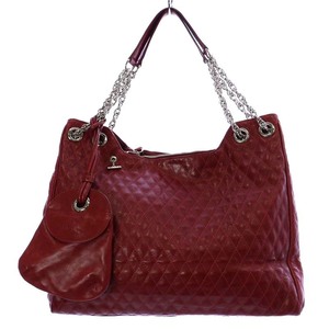  Anteprima ANTEPRIMA tote bag handbag quilting chain leather pouch attaching red red /YO22 lady's 