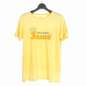 サーフライン ハワイ Surf Line Hawaii オリジナルジャムズ ORIGINAL JAMS Tシャツ ロゴ プリント 半袖 イエロー S メンズ