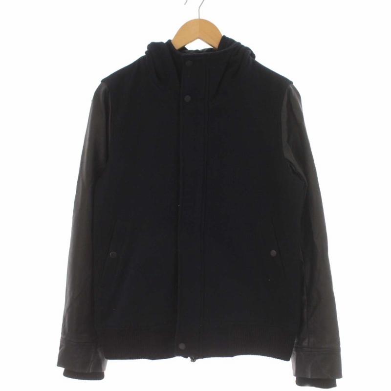 ヤフオク! - DeTaiLS ディテールズ レザー切替スタジャン L ネ...