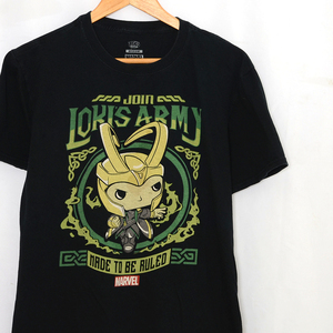 MT2117 ロキ LOKI'S ARMY Tシャツ M 肩49 FUNKO マーベル アメコミ アメリカ古着 メール便可 xq