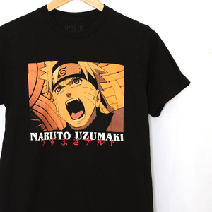 MT2164 ナルト NARUTO Tシャツ S 肩40 うずまきナルト アニメ アメリカ古着 メール便可 xq